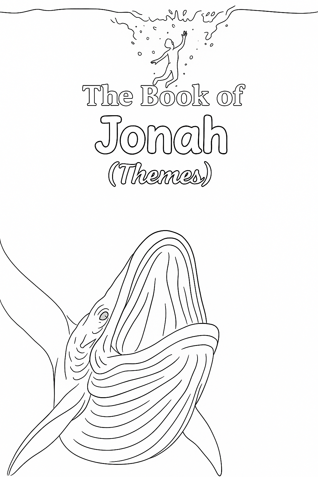 Jonah (Themes) Coloring Book