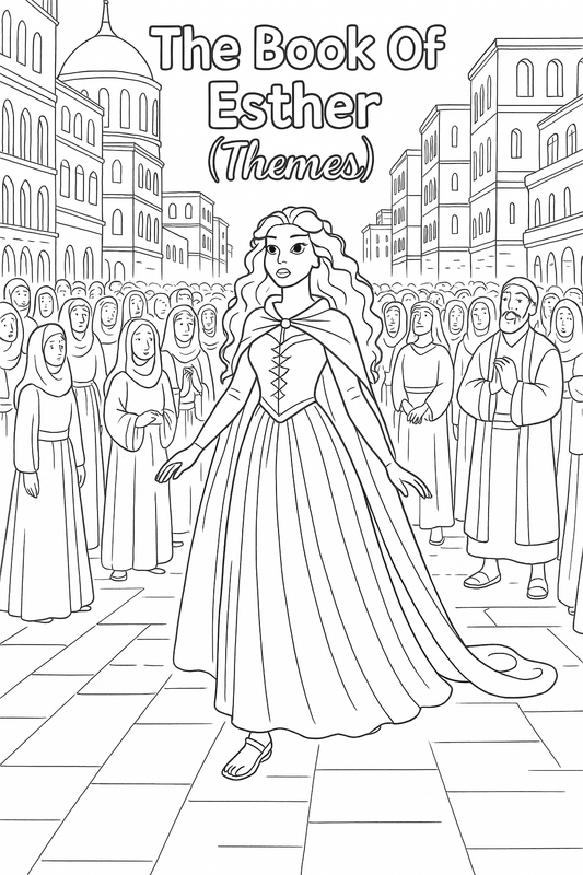 Esther (Themes) Coloring Book
